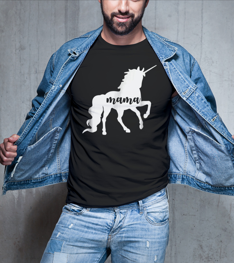 Mama Unicorn Horse T-Shirt