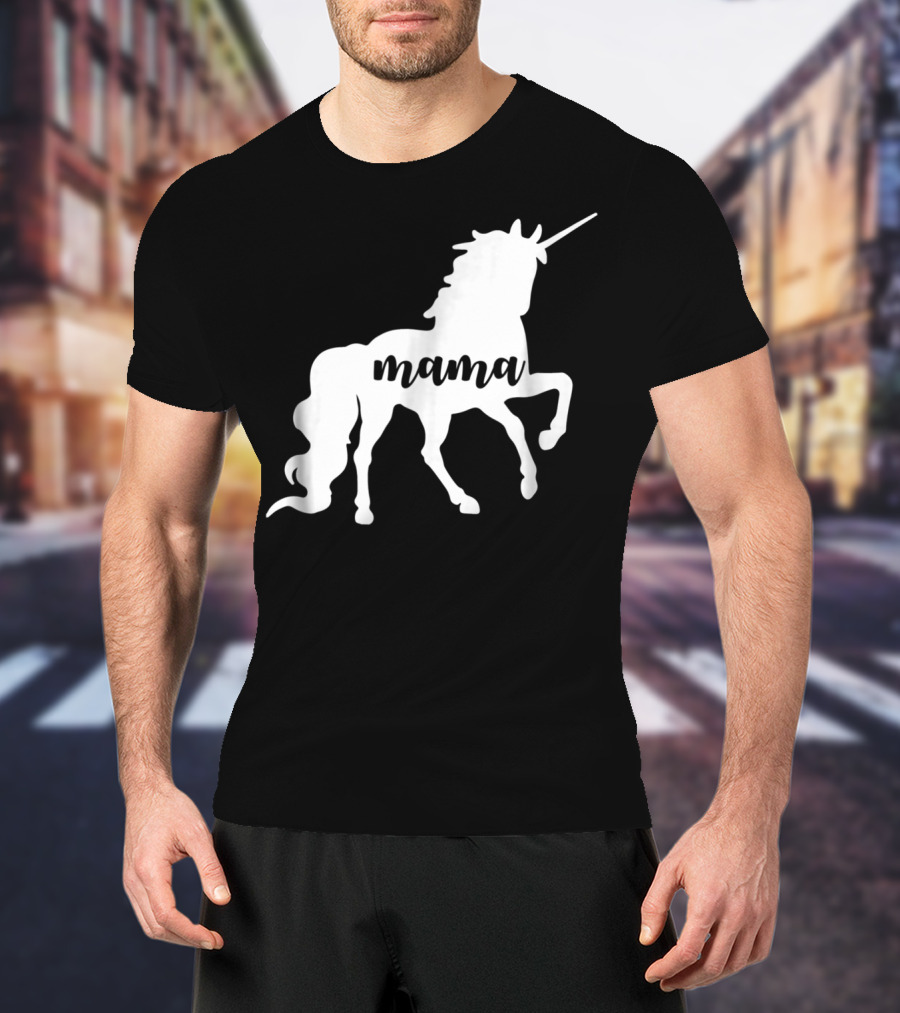 Mama Unicorn Horse New T-Shirt
