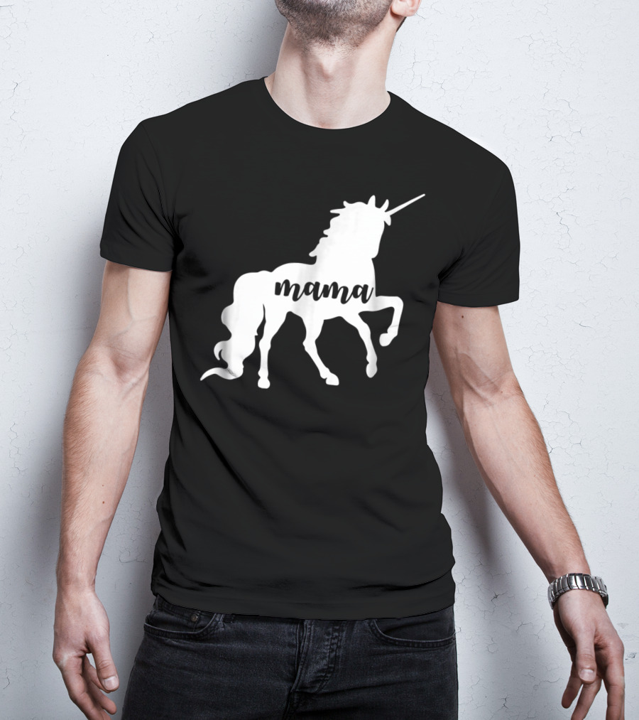 Mama Unicorn Horse New T-Shirt