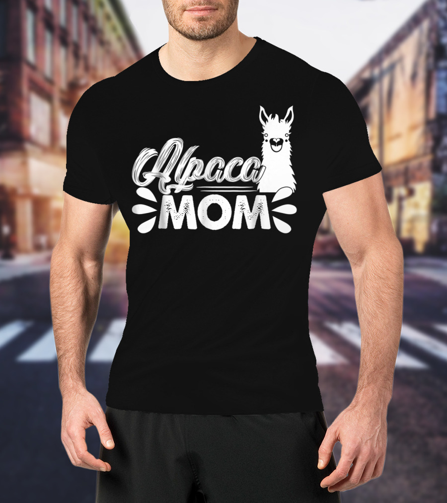 Alpaca Mom Cute Animal T-Shirt
