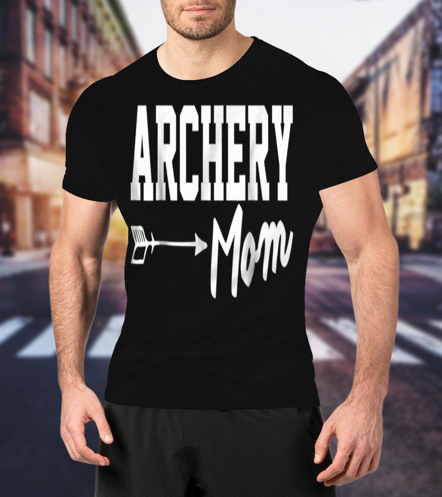 ARCHERY MOM Bow Arrow T-Shirt