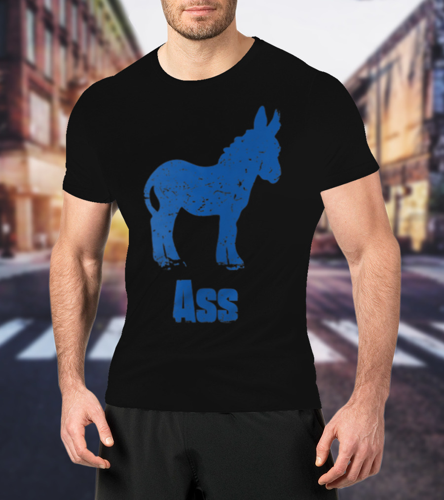 Ass Donkey Funny Dad Husband Wife72 T-Shirt