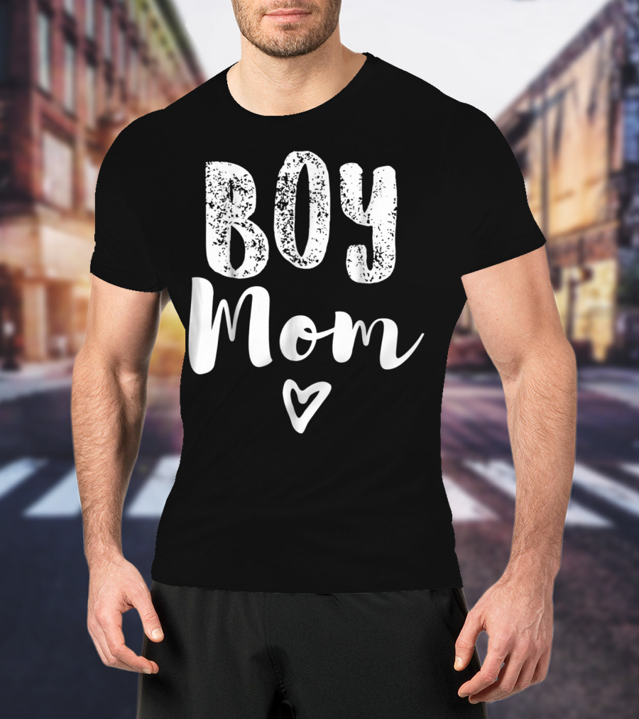 Boy Mom Heart Tshirt23Boy T-Shirt
