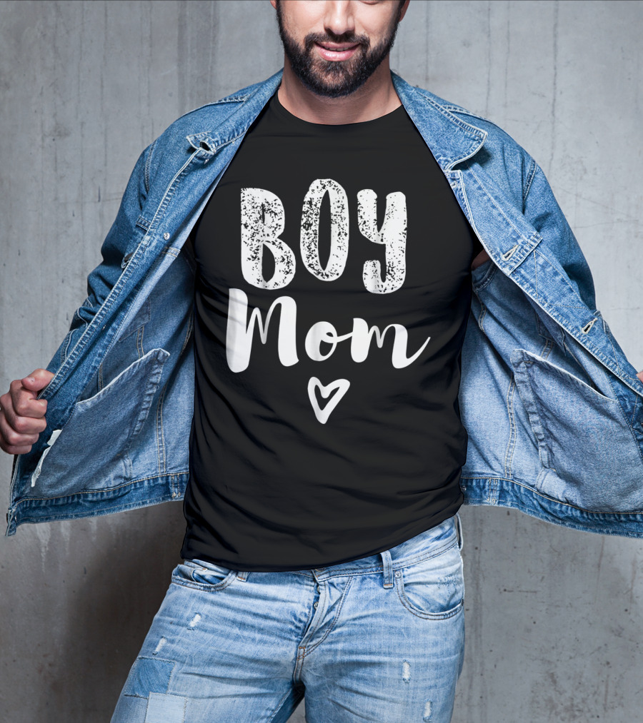 Boy Mom Heart Tshirt23Boy T-Shirt