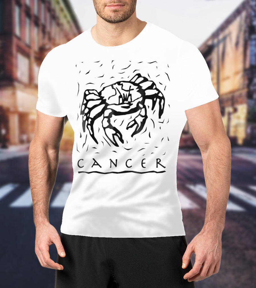 Cancer Zodiac Birthday The Crab Symbol Water Sign T-Shirt