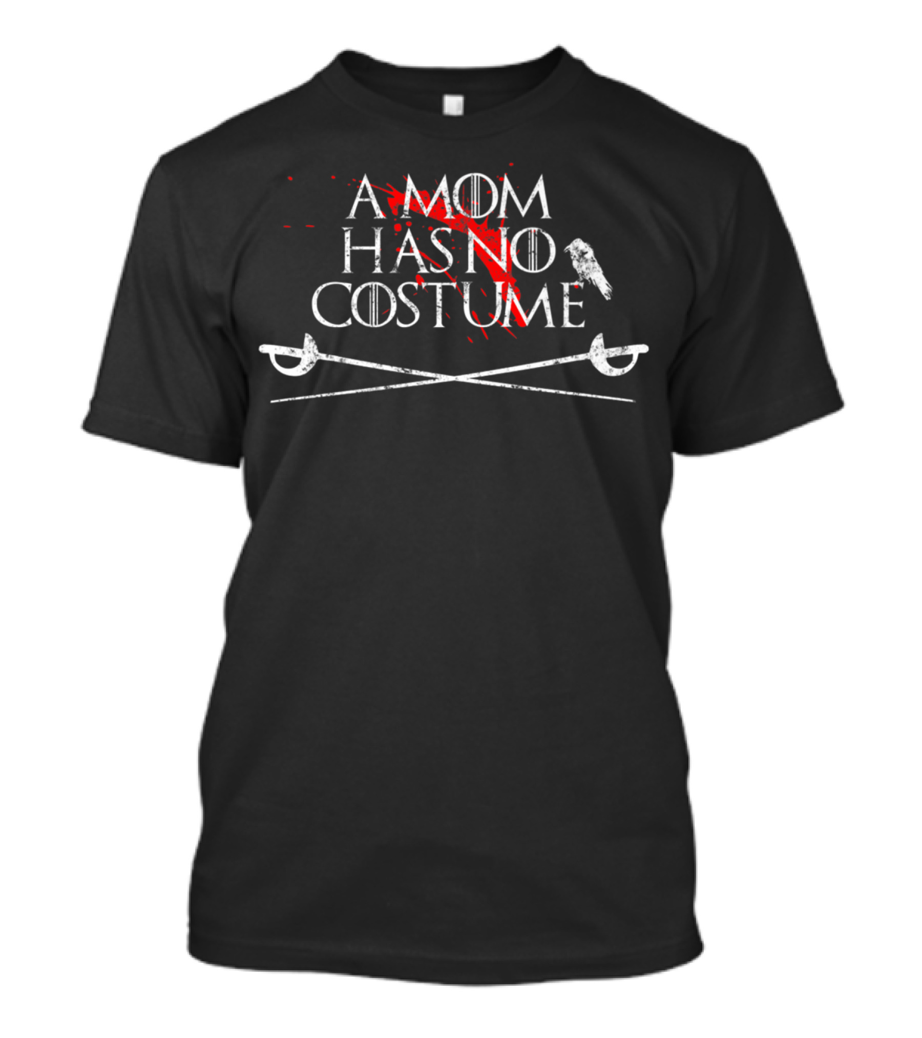A Mom Has No Costume Bloodstained Sword Halloween T-Shirt