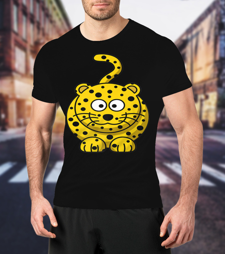 Cat Mom Cat Dad Spotted Cartoon Cat T-Shirt