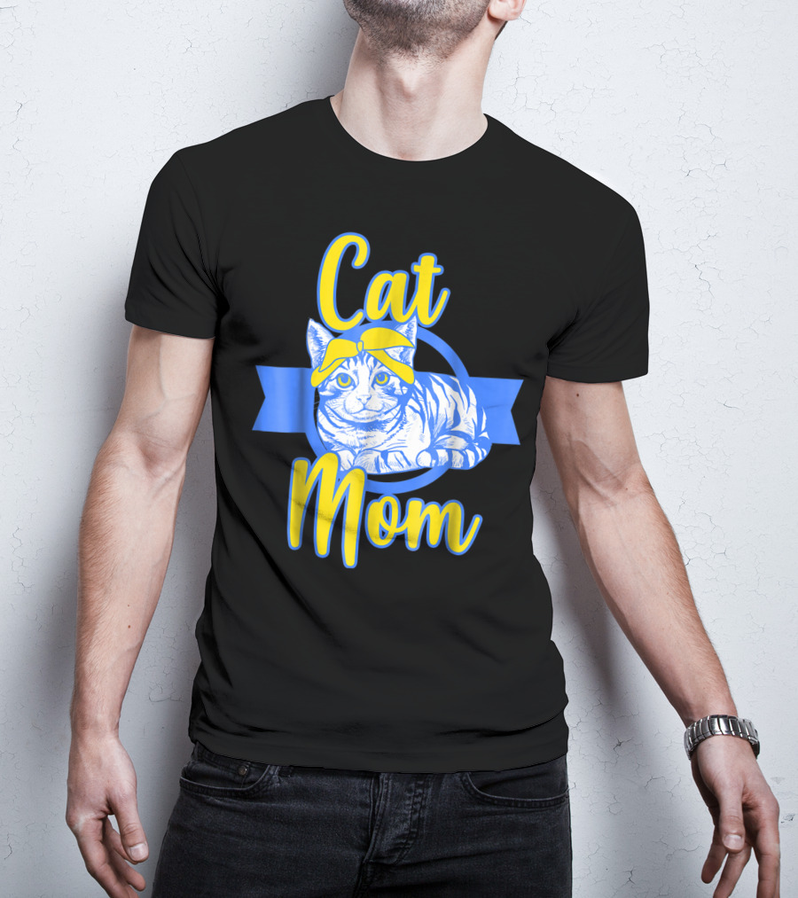 Cat Mom Funny Crazy Lady Rescue Gotcha Day Her T-Shirt