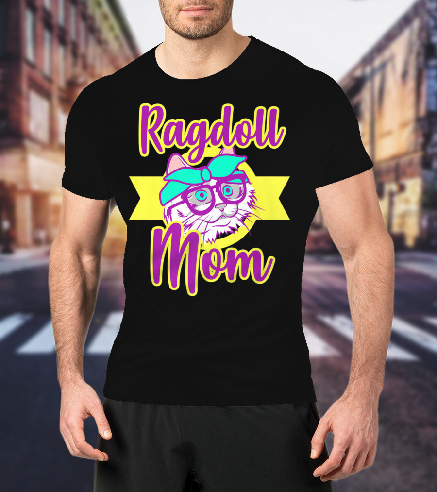 Ragdoll Mom Cats Lovers Women Her Christmas T-Shirt