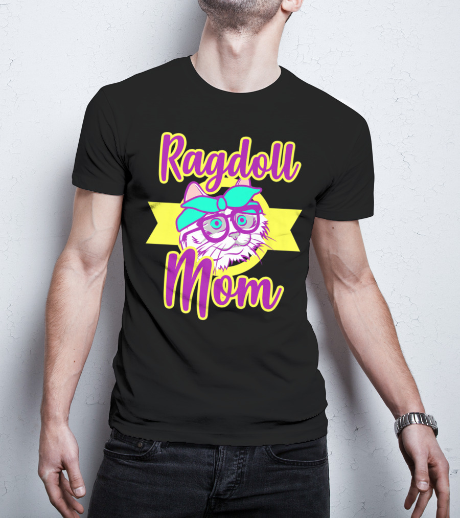 Ragdoll Mom Cats Lovers Women Her Christmas T-Shirt