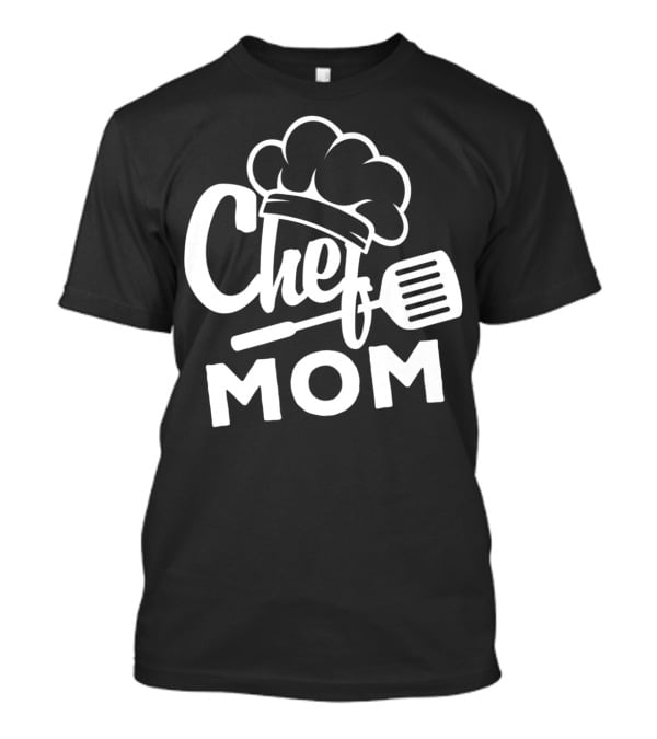 Chef Mom Cooking Hat And Spatula T-Shirt