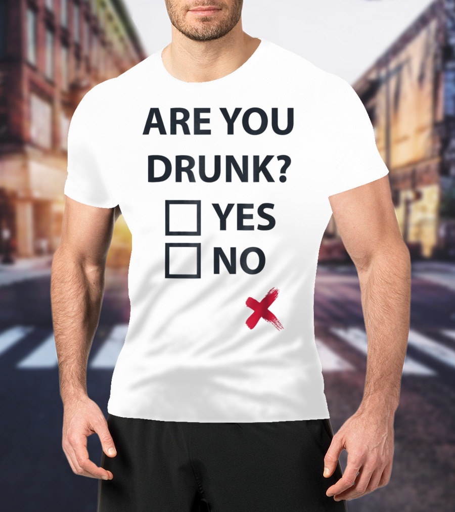 Are You Drunk Yes No X Christmas Beer Mom I Love Day Drinking T-Shirt