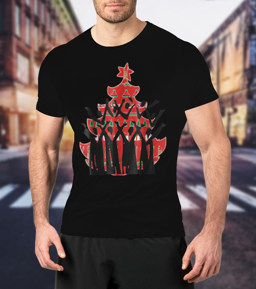 Christmas Tree Choir Holiday Music Carols T-Shirt
