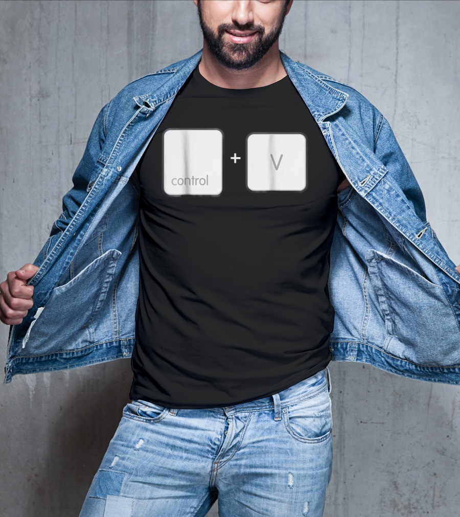 Control V Plus Daddy Daughter Copy And Paste T-Shirt