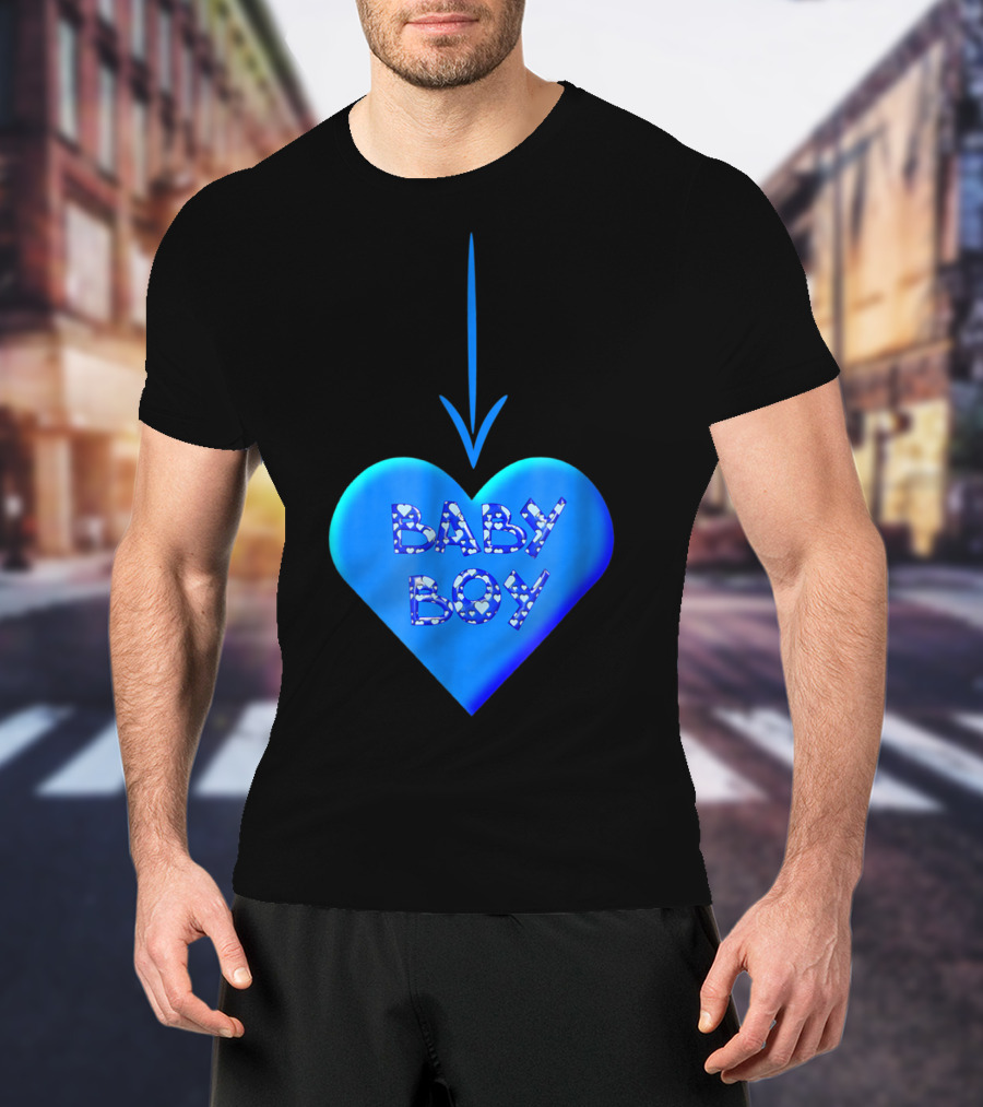 Baby Boy Cute Pregnancy To Be It's A Boy Mommy T-Shirt