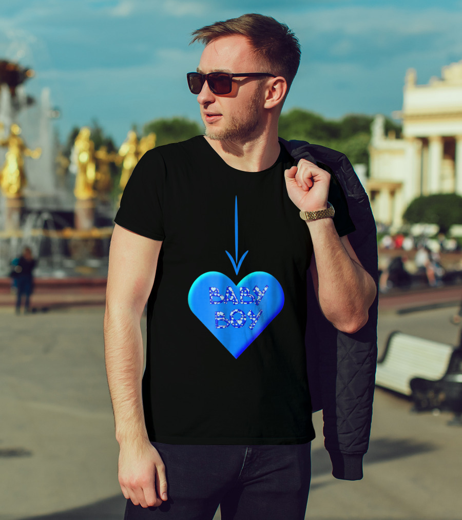 Baby Boy Cute Pregnancy To Be It's A Boy Mommy T-Shirt