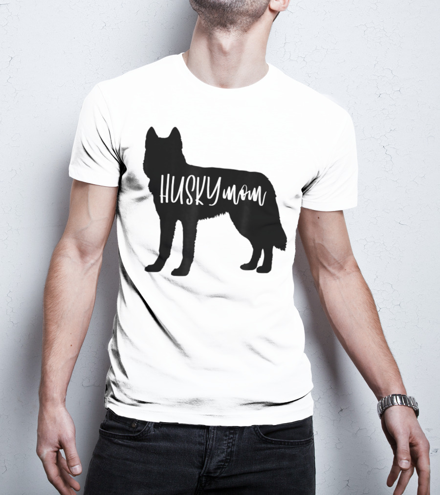 Husky Mom Cute Siberian Dog Mom T-Shirt