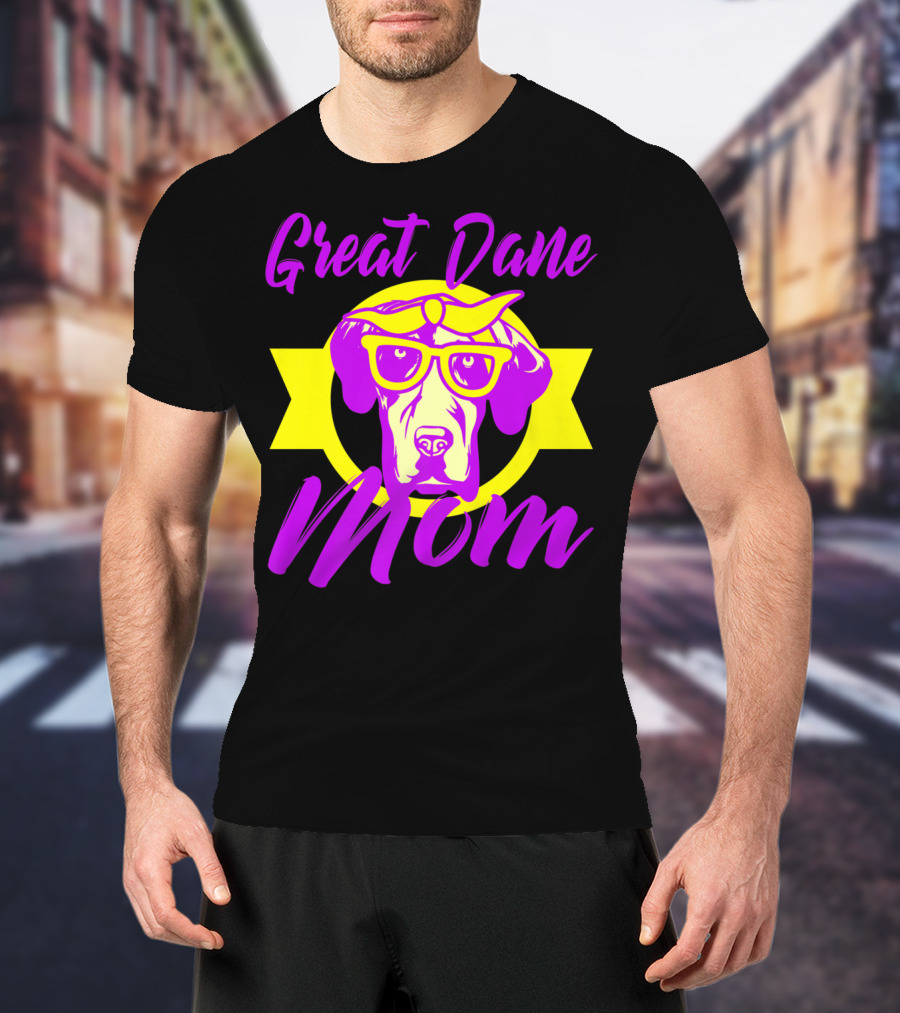 Great Dane Mom Women Puppy T-Shirt