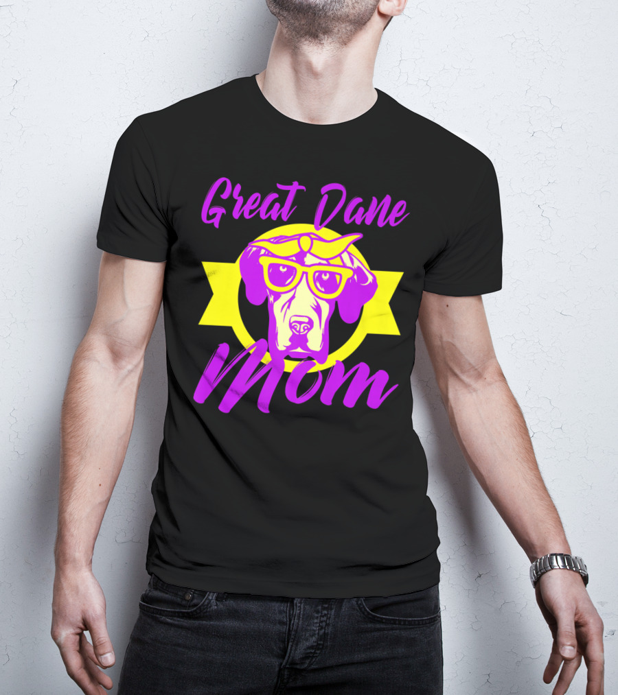 Great Dane Mom Women Puppy T-Shirt