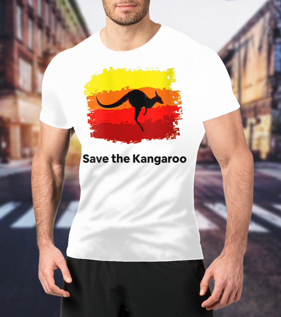 Save The Kangaroo Pray For Australia Rain T-Shirt
