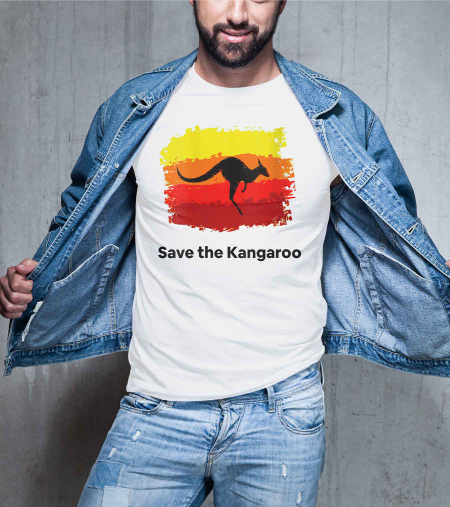 Save The Kangaroo Pray For Australia Rain T-Shirt