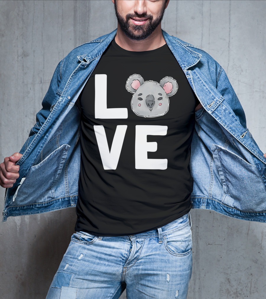 Love Koala Bear Cute Ecologist Australia Girl T-Shirt