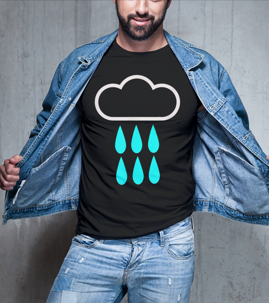 Rain For Australia Beneath The Cloud Droplets T-Shirt