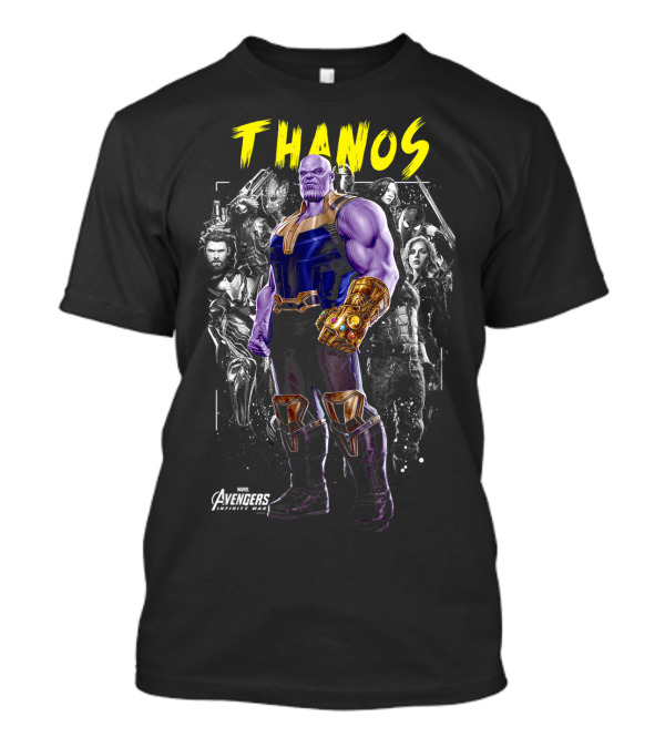 Marvel Avengers Infinity War Thanos Character T-Shirt