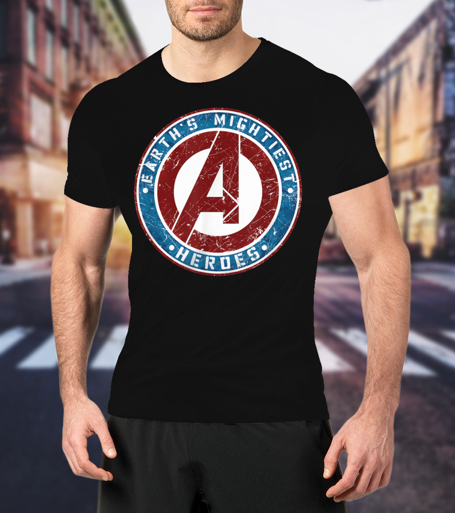 Marvel Avengers Earth's Mightiest Heroes A Symbol T-Shirt
