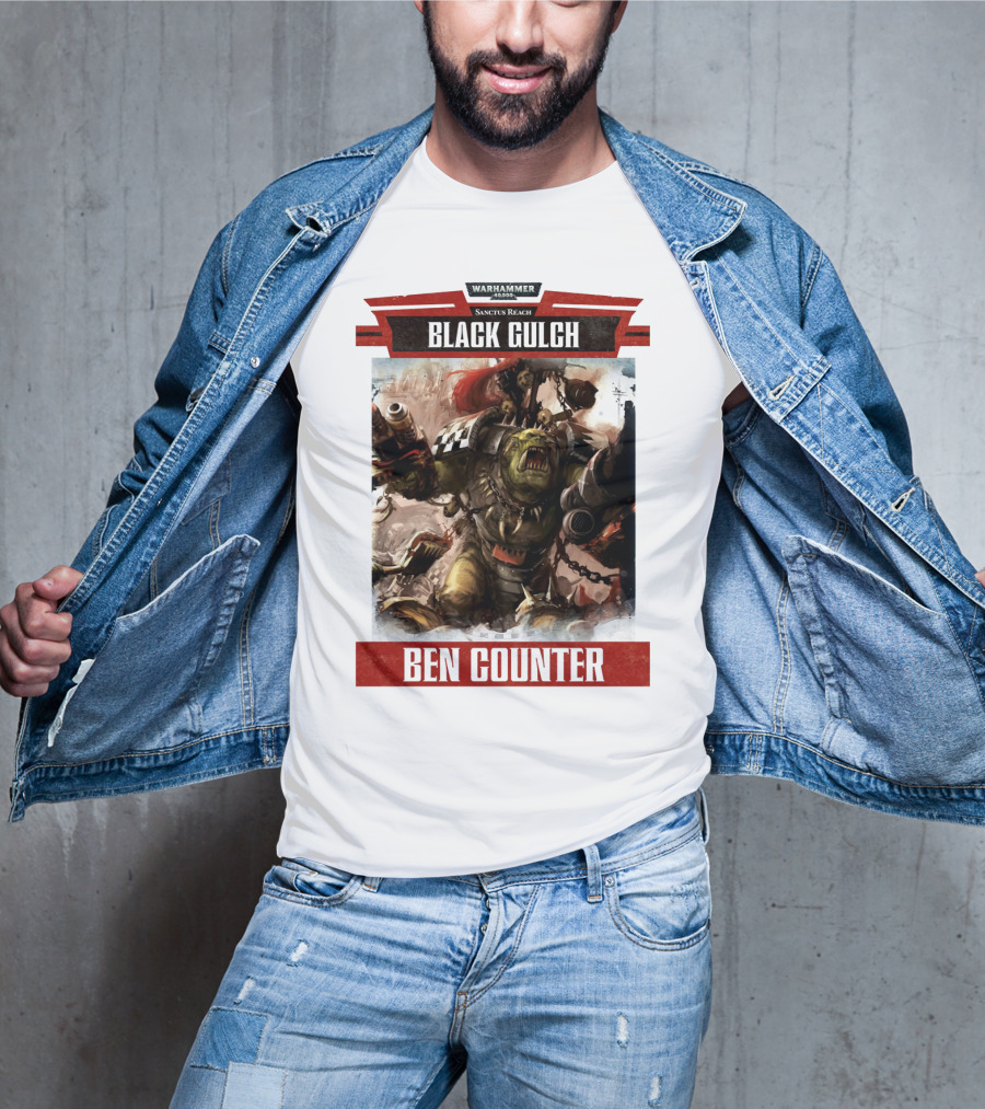 Warhammer 40000 Sanctus Reach Black Gulch Ben Counter T-Shirt