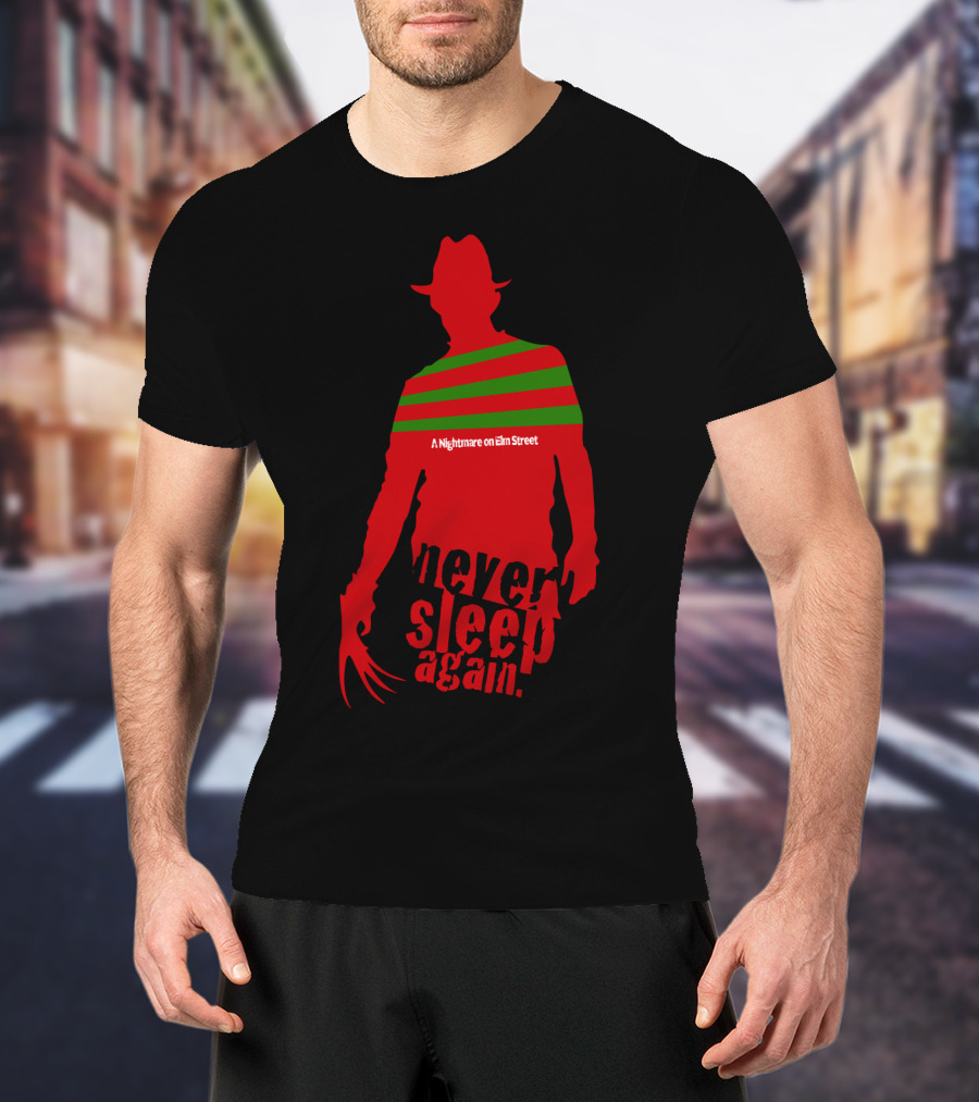 A Nightmare On Elm Street Never Sleep Again T-Shirt