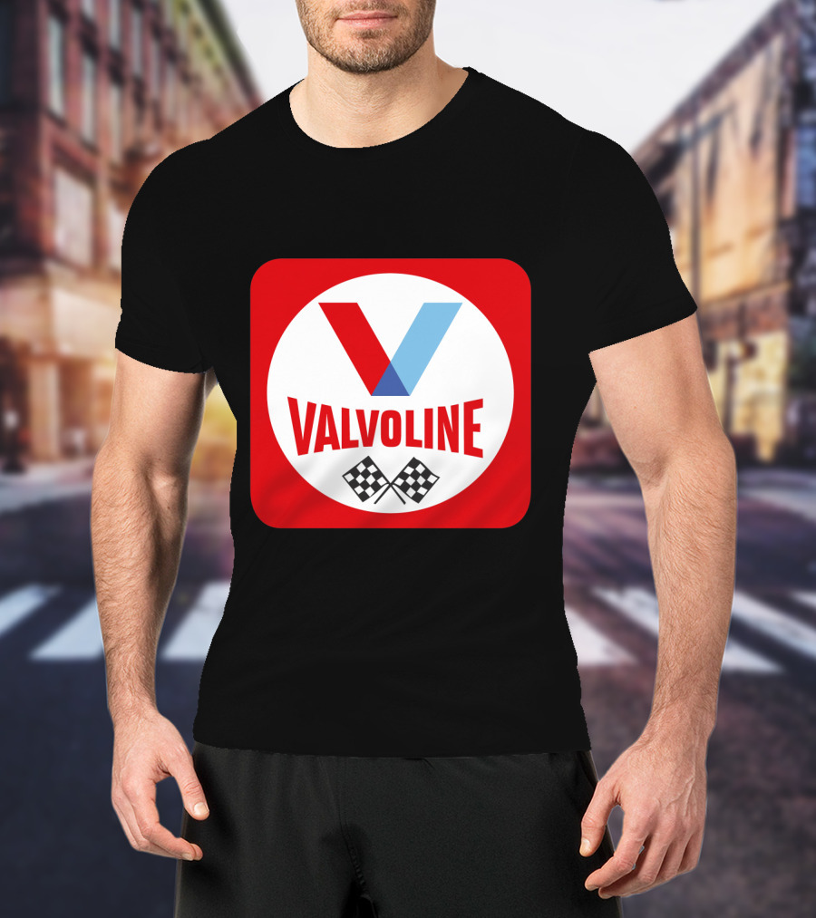 Valvoline Racing Checkered Flag T-Shirt