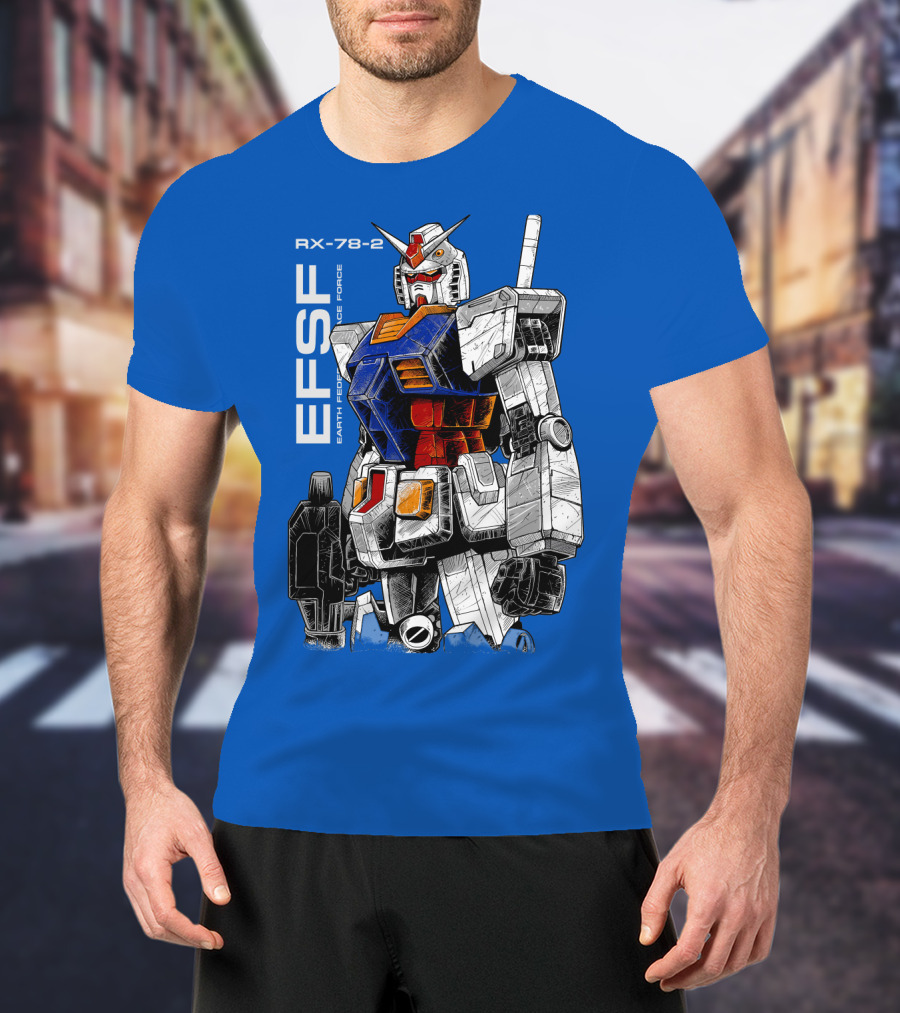 RX-78-2 Gundam EFSF Earth Federation Space Force T-Shirt