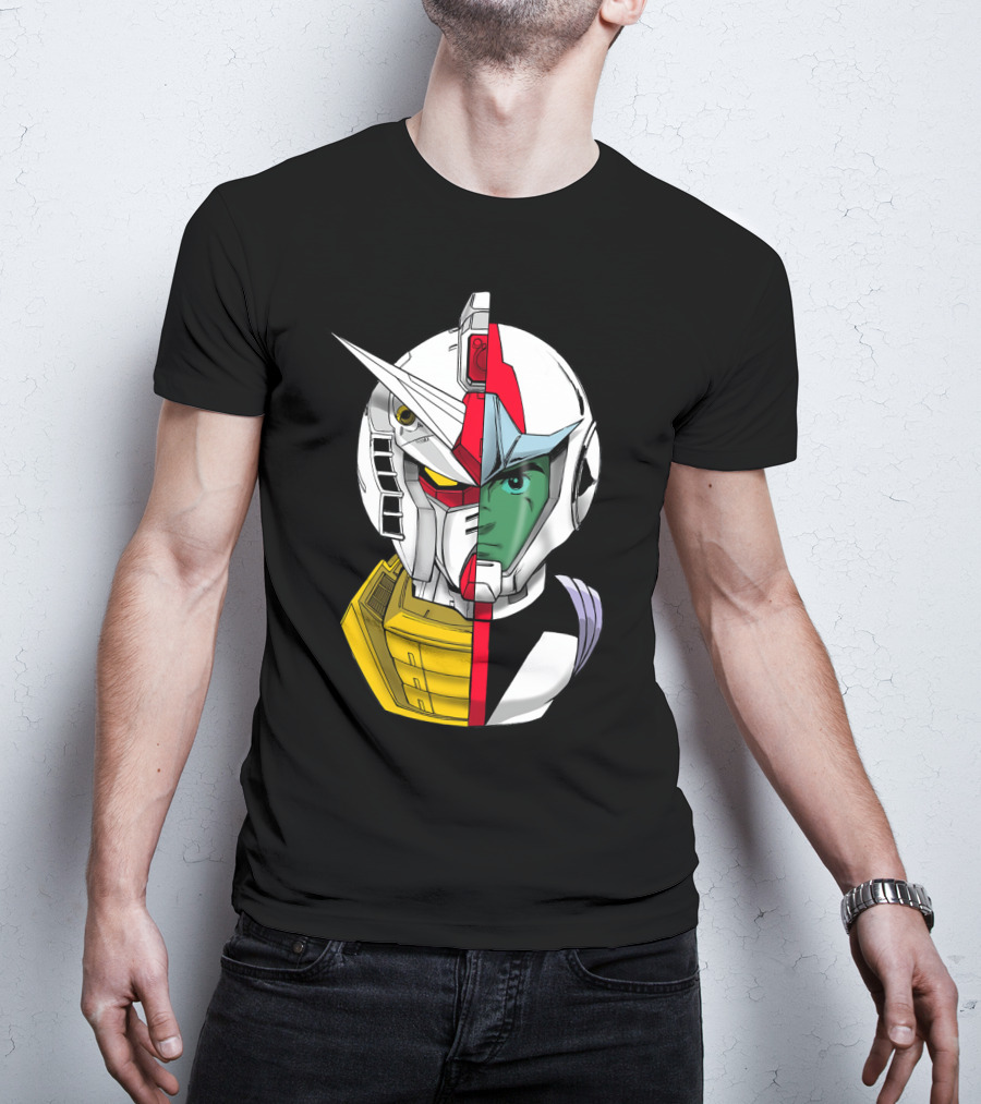 GUNDAM RX-78-2 And RX-79 Dual Face T-Shirt