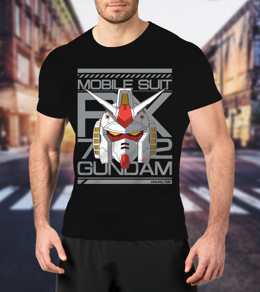 Mobile Suit RX 78 2 Gundam Amuro Ray T-Shirt