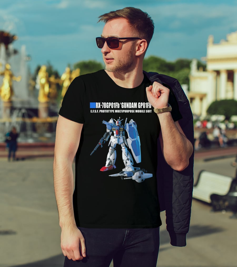 RX-78GP01Fb Gundam GP01Fb E.F.S.F. Prototype Multipurpose Mobile Suit T-Shirt
