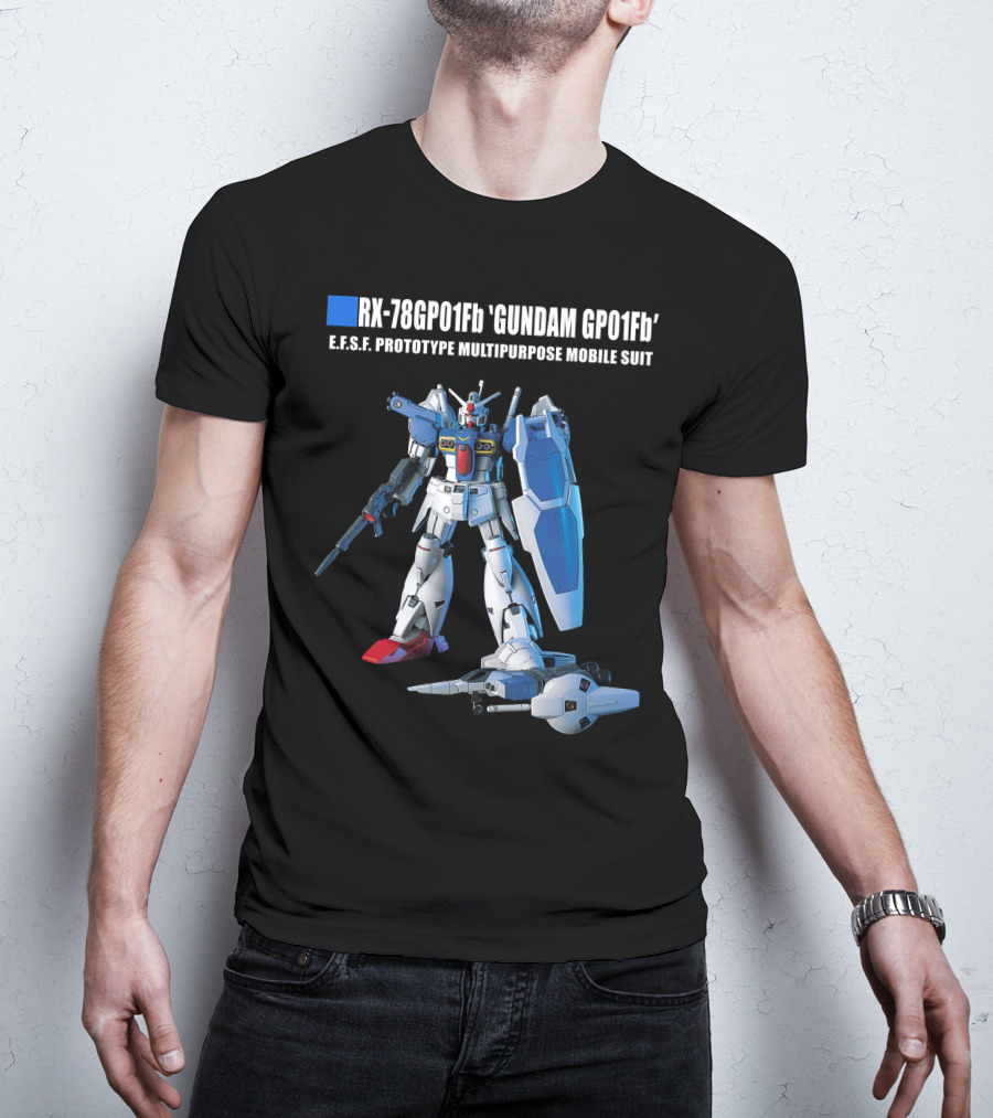 RX-78GP01Fb Gundam GP01Fb E.F.S.F. Prototype Multipurpose Mobile Suit T-Shirt