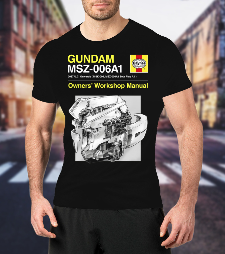 Gundam MSZ-006A1 Zeta Plus Owners' Workshop Manual Haynes 0087 U.C. Onwards T-Shirt