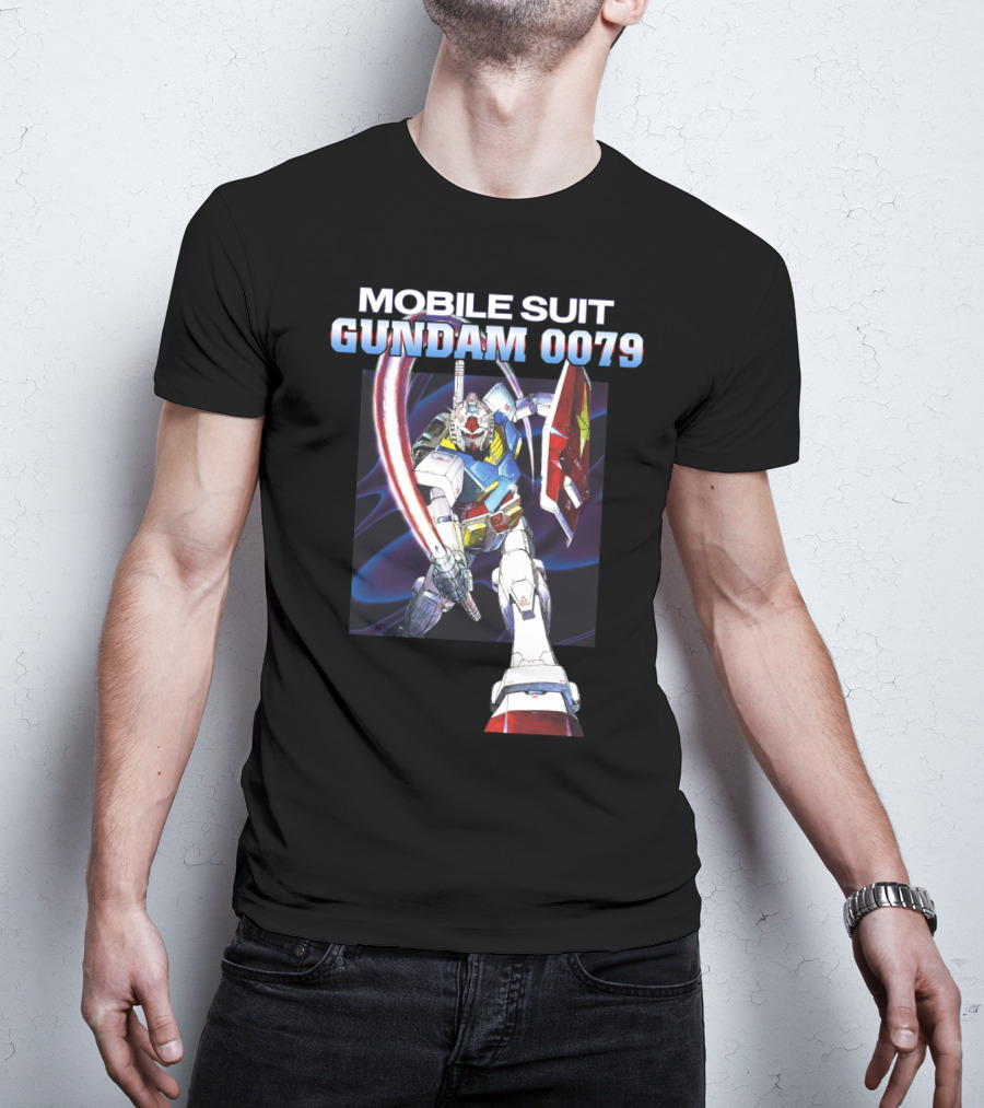 Mobile Suit Gundam 0079 Mecha Warrior Action Pose T-Shirt
