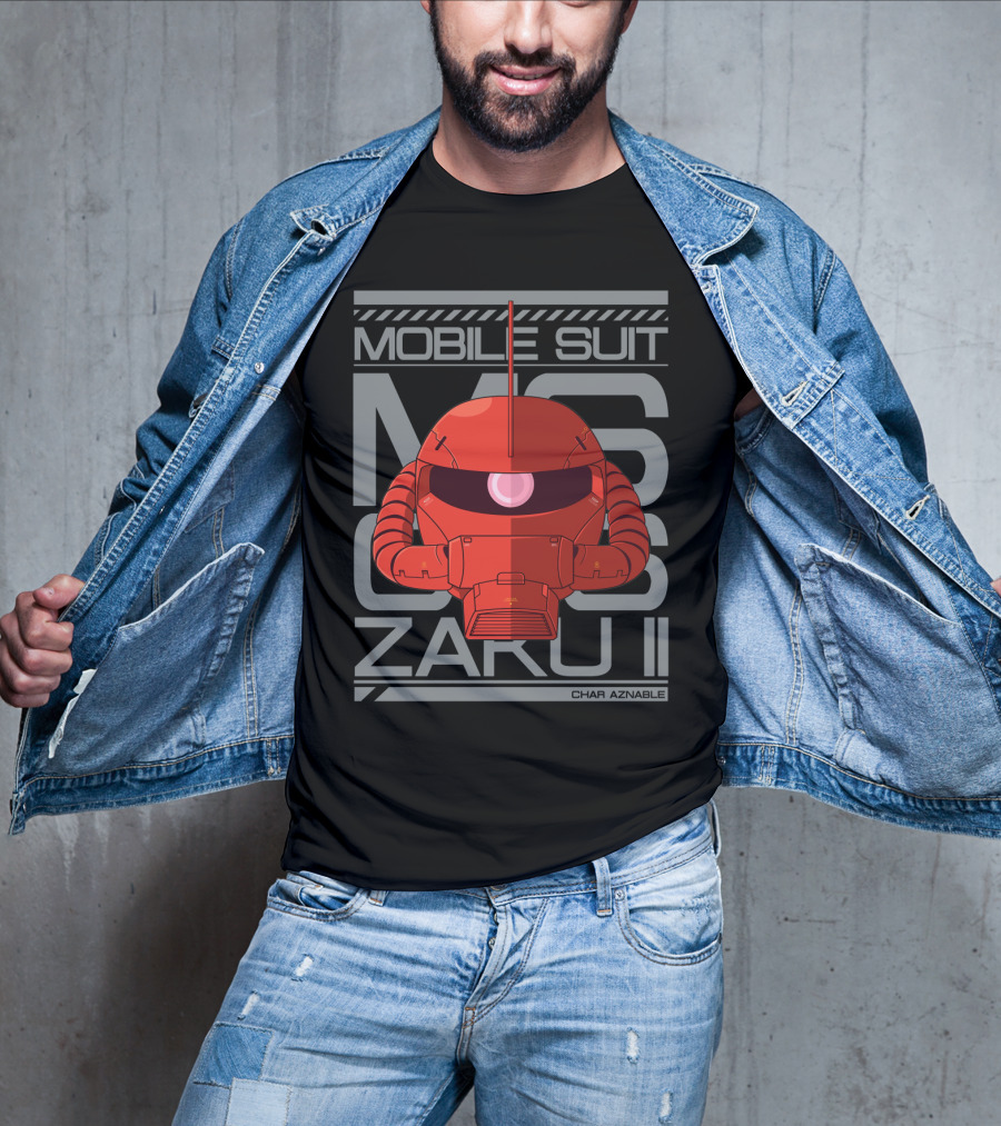 Mobile Suit MS 06S Zaku II Char Aznable T-Shirt