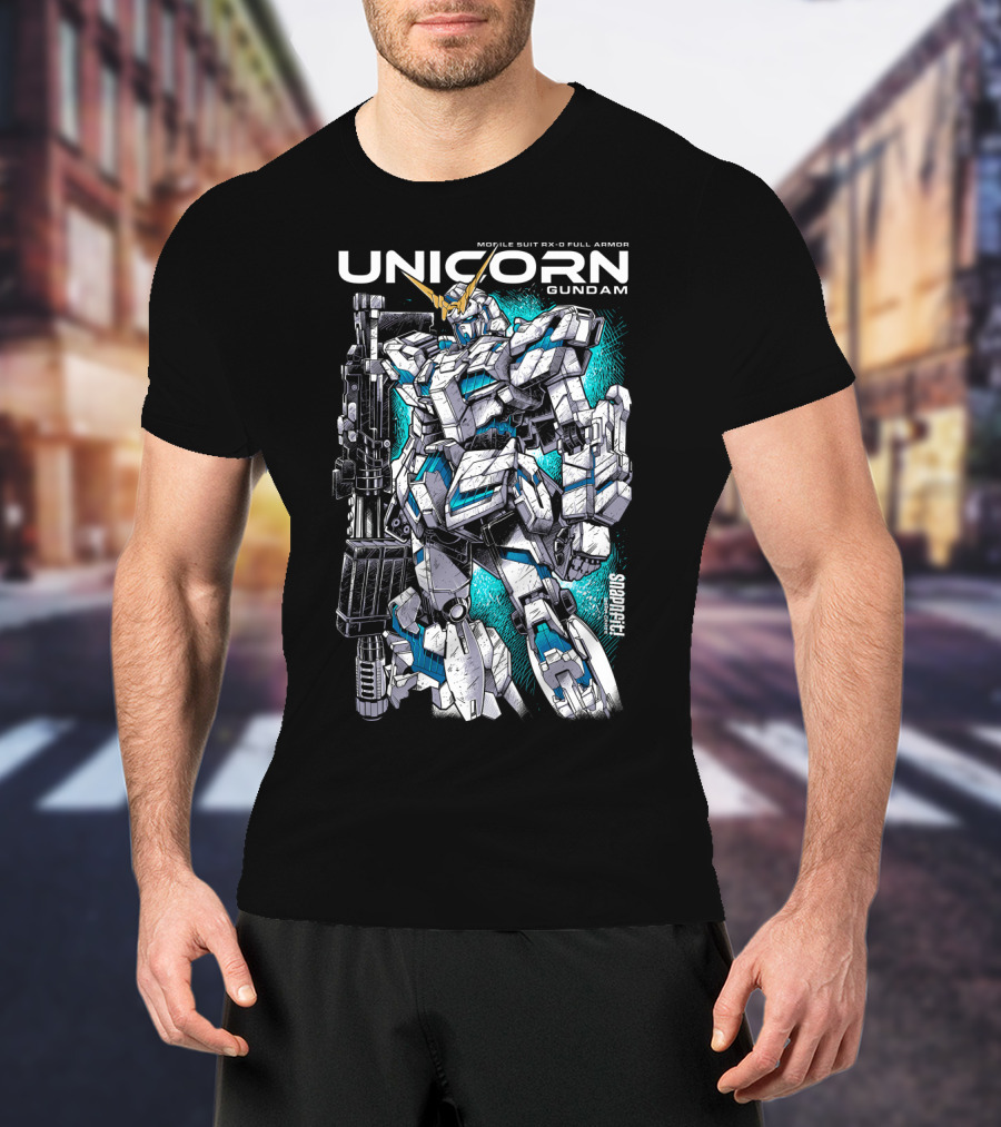 Mobile Suit RX-0 Full Armor Unicorn Gundam T-Shirt