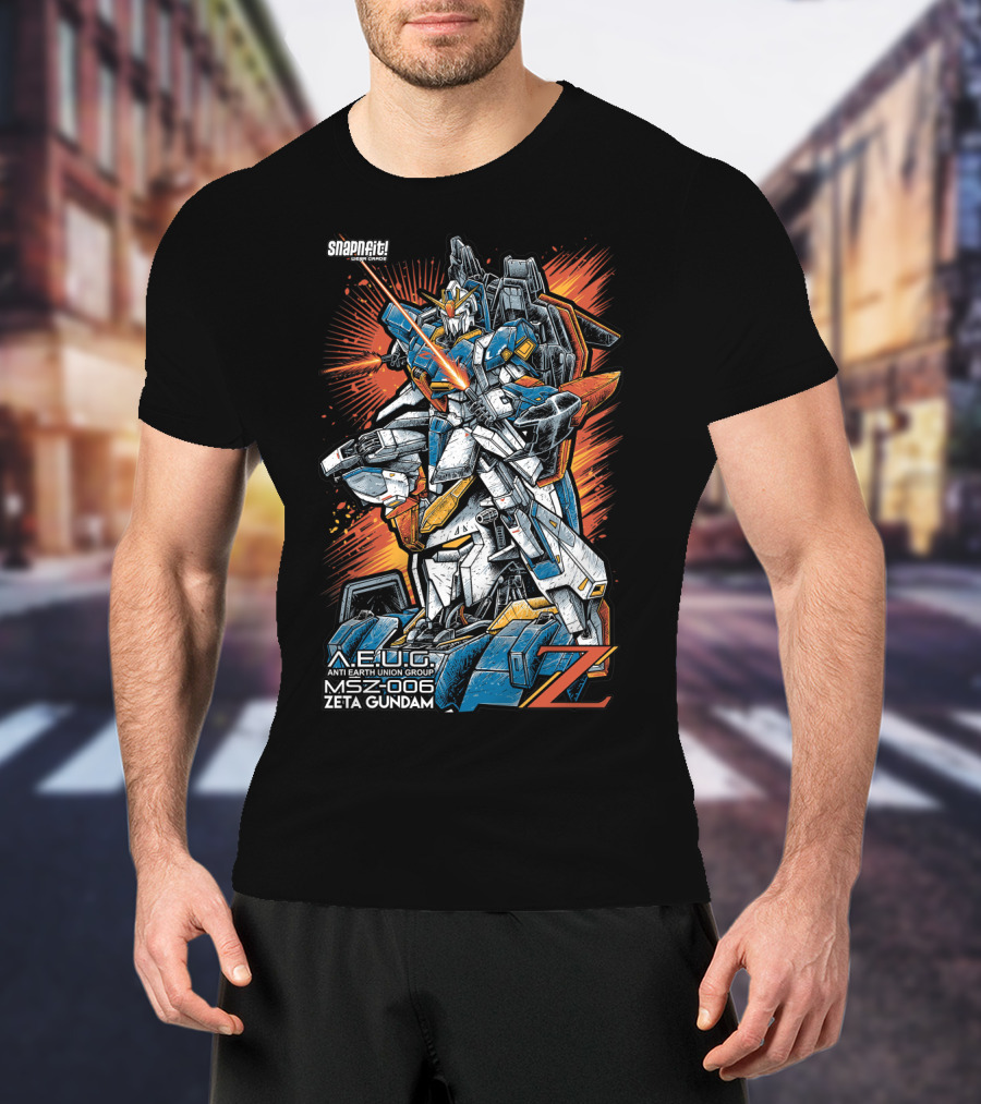 Snapfit AEUG MSZ-006 Zeta Gundam Anti Earth Union Group T-Shirt