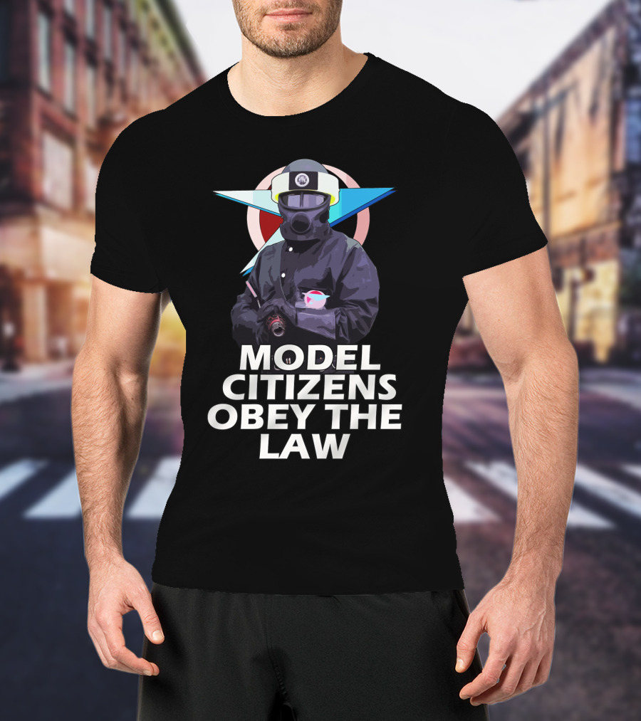 MODEL CITIZENS OBEY THE LAW Blake's 7 Federation T-Shirt