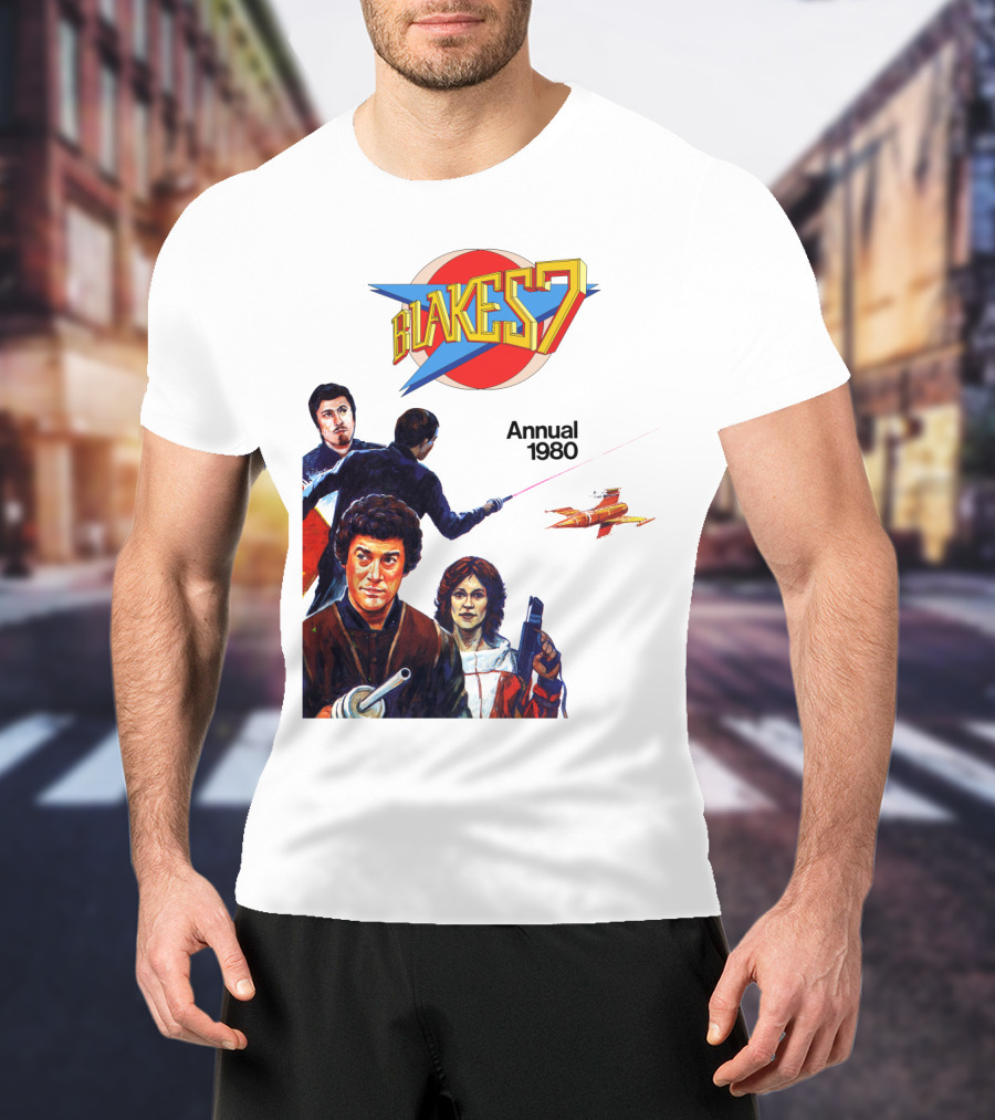 Blake's 7 Annual 1980 Classic Sci-Fi Series Cover T-Shirt