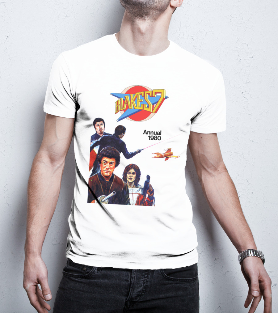 Blake's 7 Annual 1980 Classic Sci-Fi Series Cover T-Shirt