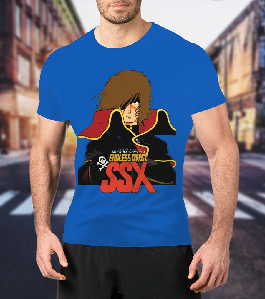 Captain Harlock Arcadia Of My Youth Endless Orbit SSX T-Shirt