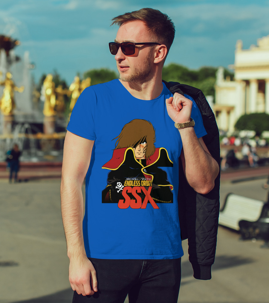 Captain Harlock Arcadia Of My Youth Endless Orbit SSX T-Shirt