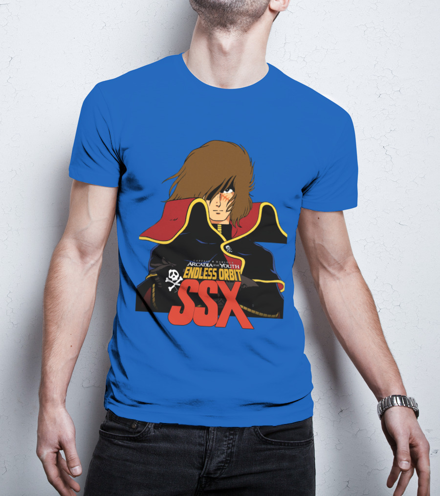 Captain Harlock Arcadia Of My Youth Endless Orbit SSX T-Shirt