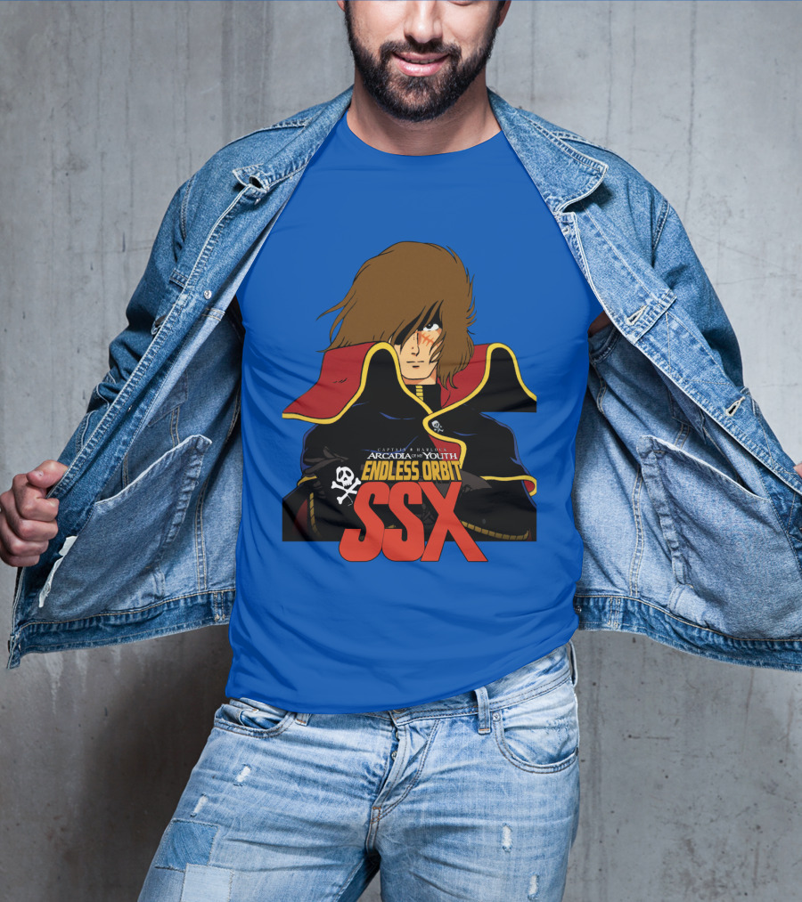 Captain Harlock Arcadia Of My Youth Endless Orbit SSX T-Shirt