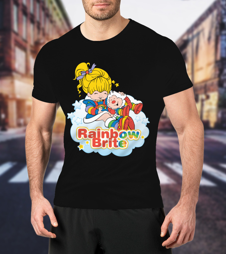 Rainbow Brite And Twink Smiling Happiness Cloud Adventure T-Shirt